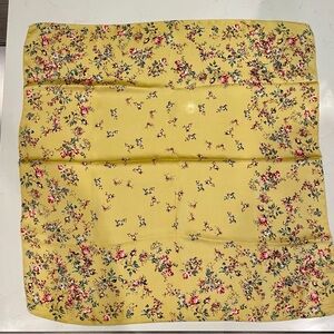 🌼 floral satin scarf/twilly/shawl